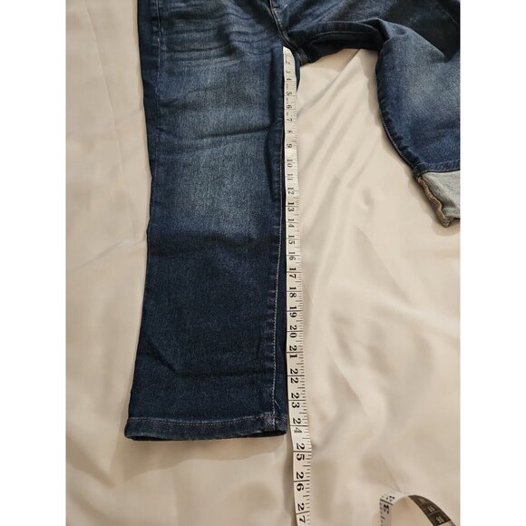 NEW Sonoma Mid Rise Straight Capri Jeans Blue Women's Size 10 Stretch - Picture 4 of 5